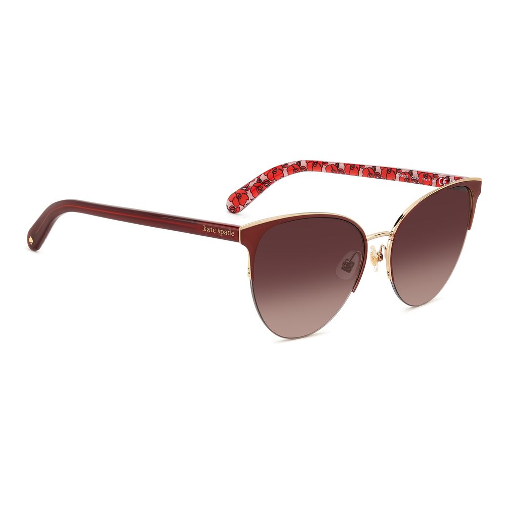 Kate Spade Red Metal Sunglasses