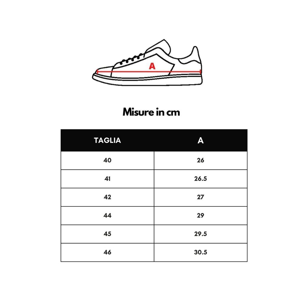 Zweifarbiger Sneaker aus Stoff und Leder