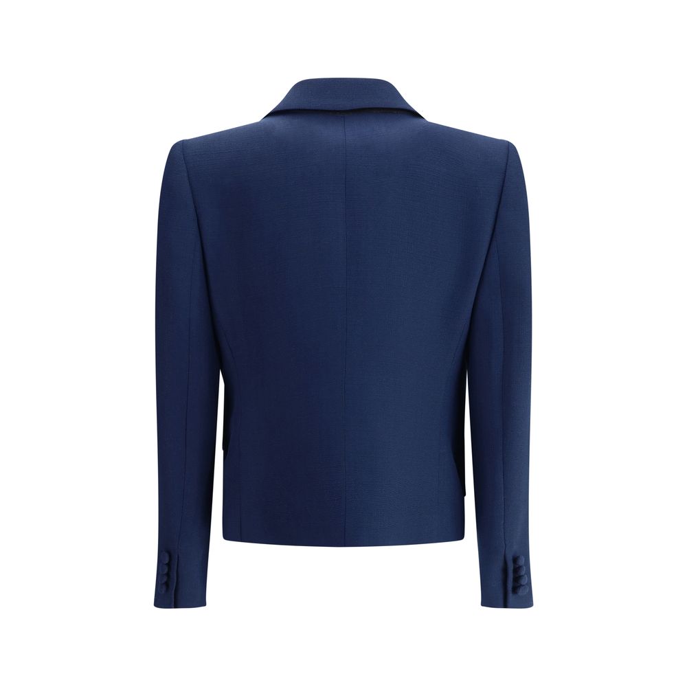Einreihiger Blazer mit Schleife