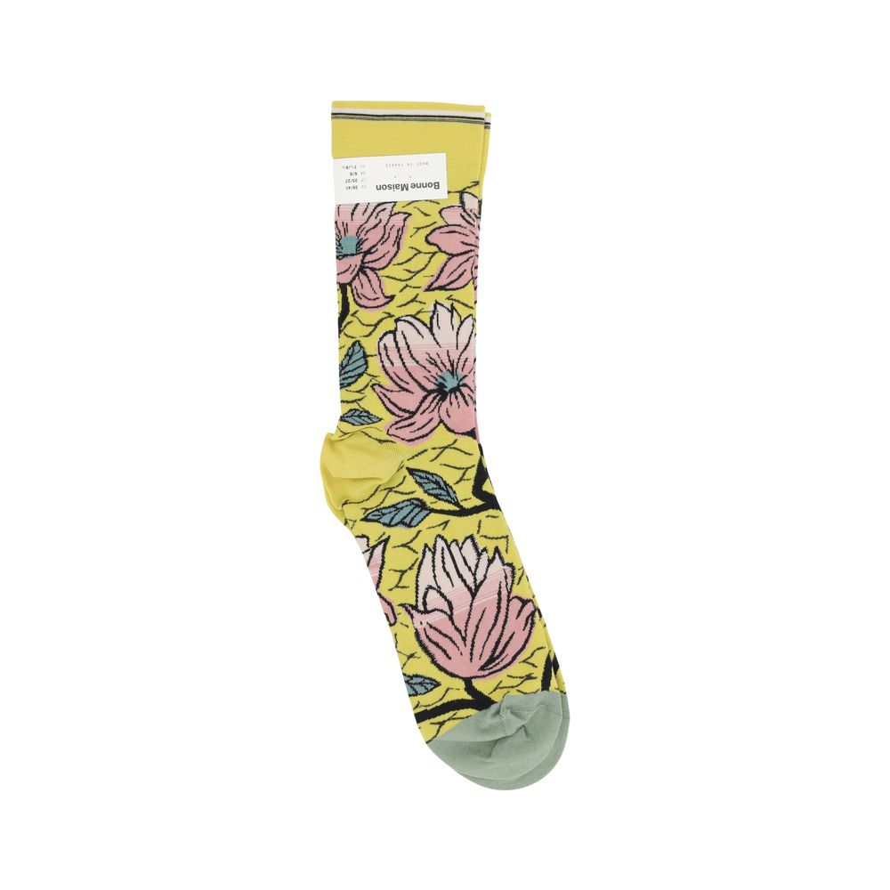 Blumenmuster Socken