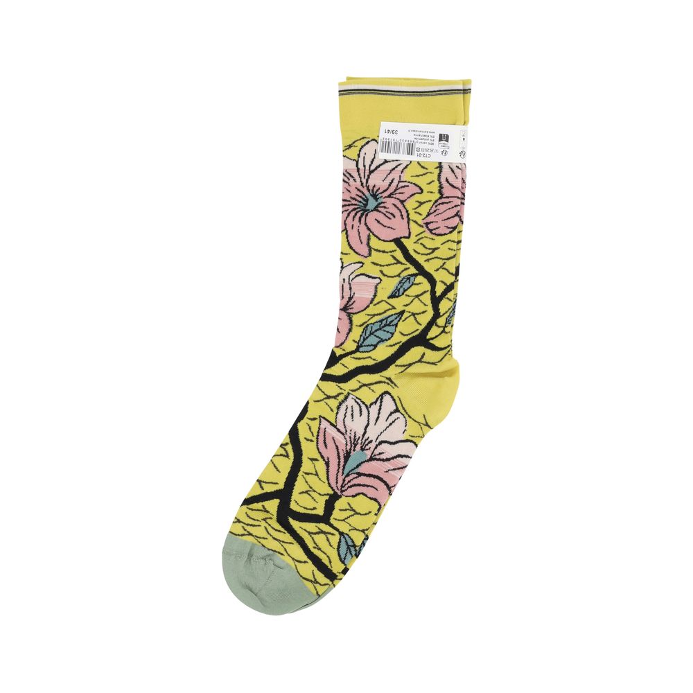 Blumenmuster Socken