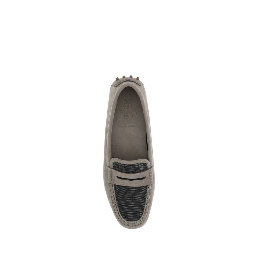 Suede Leather Loafers