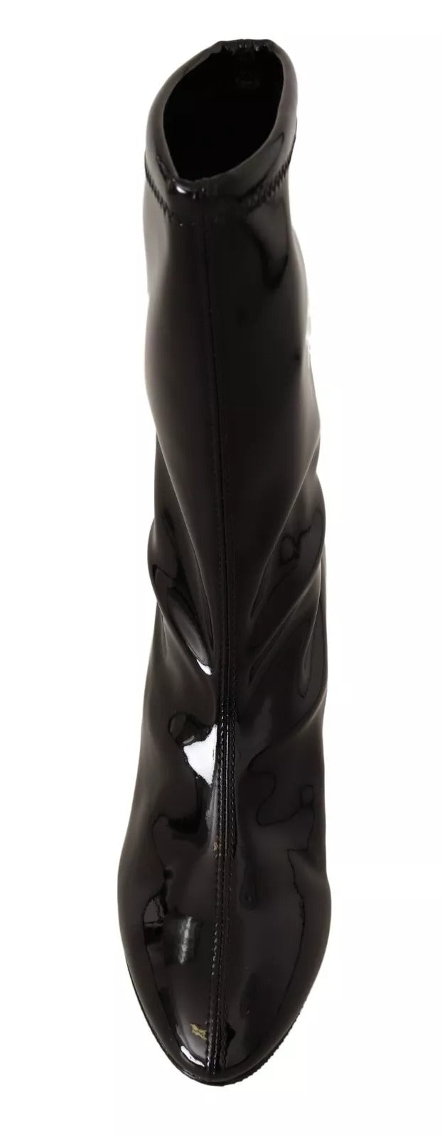 Stuart Weitzman Black Patent Leather High Heels Boots Shoes