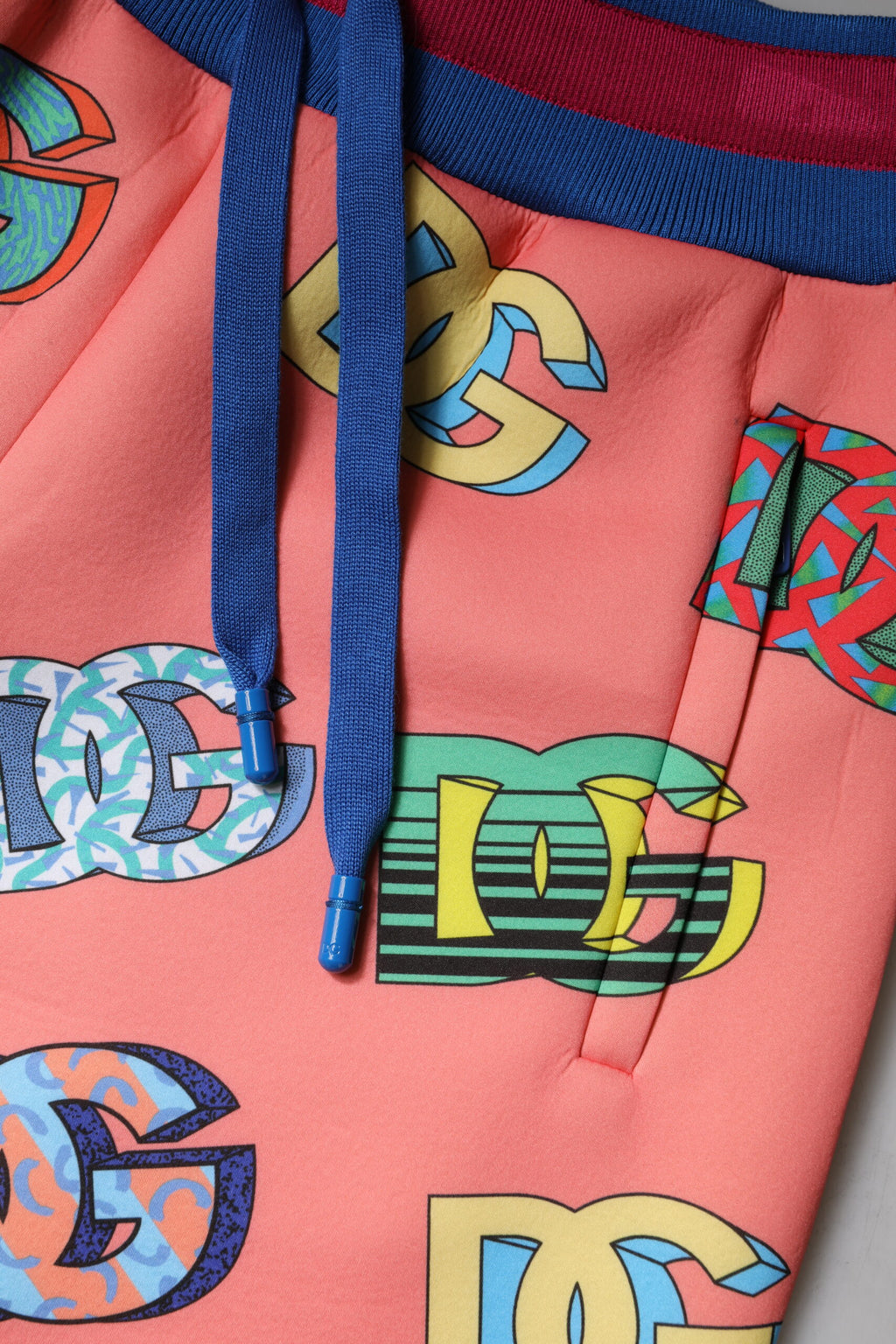 Rosa Jogginghose mit Logo-Monogramm