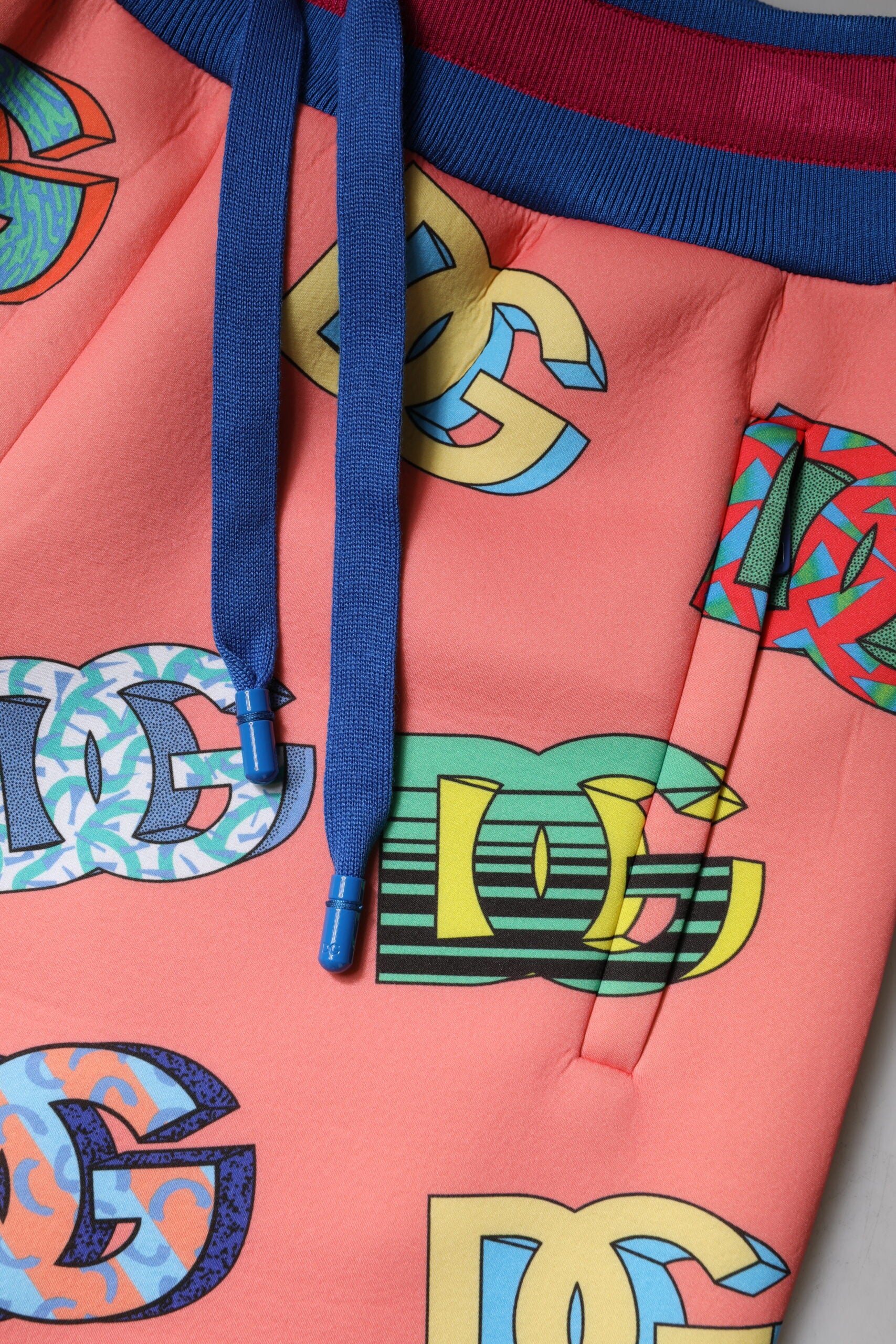 Rosa Jogginghose mit Logo-Monogramm
