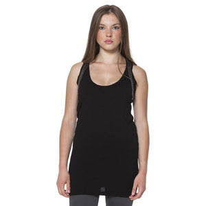 Schwarzes Polyester-Unisex-Tanktop