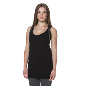 Schwarzes Polyester-Unisex-Tanktop