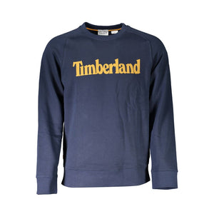 Blue Cotton Unisex Sweatshirt