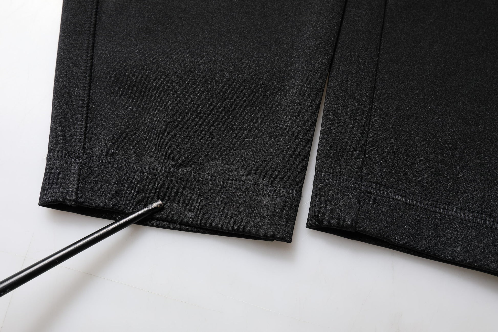 Dolce & Gabbana Black Nylon High Waist Slim Fit Pants