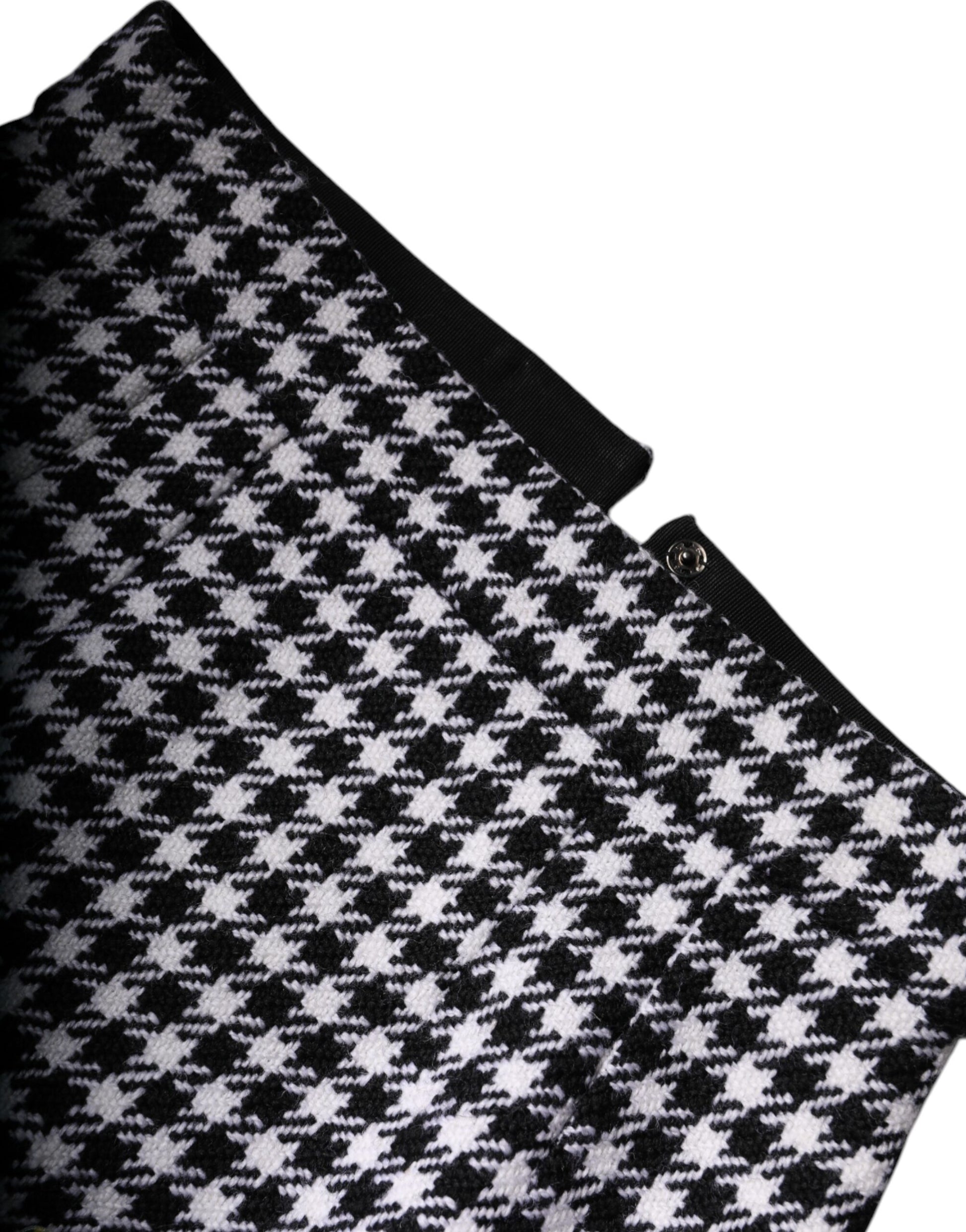 Mehrfarbiger Bleistiftrock mit Blumenmuster und hoher Taille