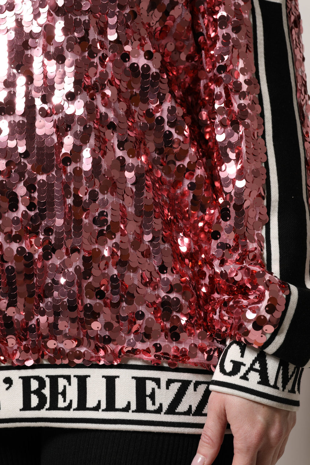 Rosa DG Queen Paillettenpullover