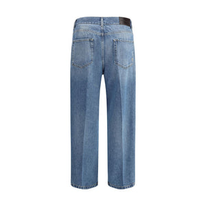 Schöne Jeans mit weitem Bein