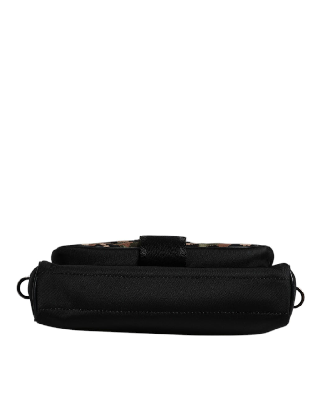 Mehrfarbige Umhängetasche aus Jacquard mit Leopardenmuster