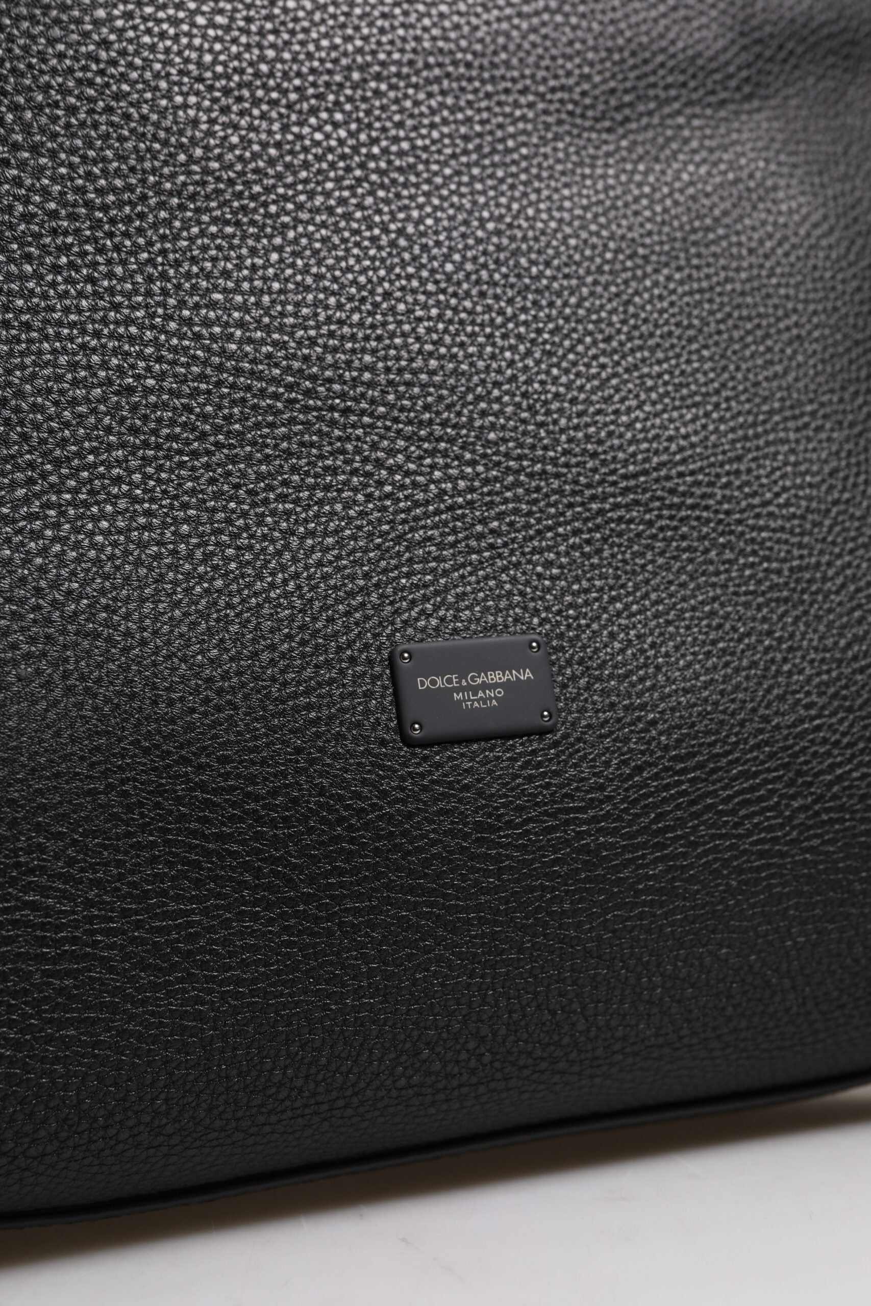 Schwarze Reisetasche aus Kalbsleder