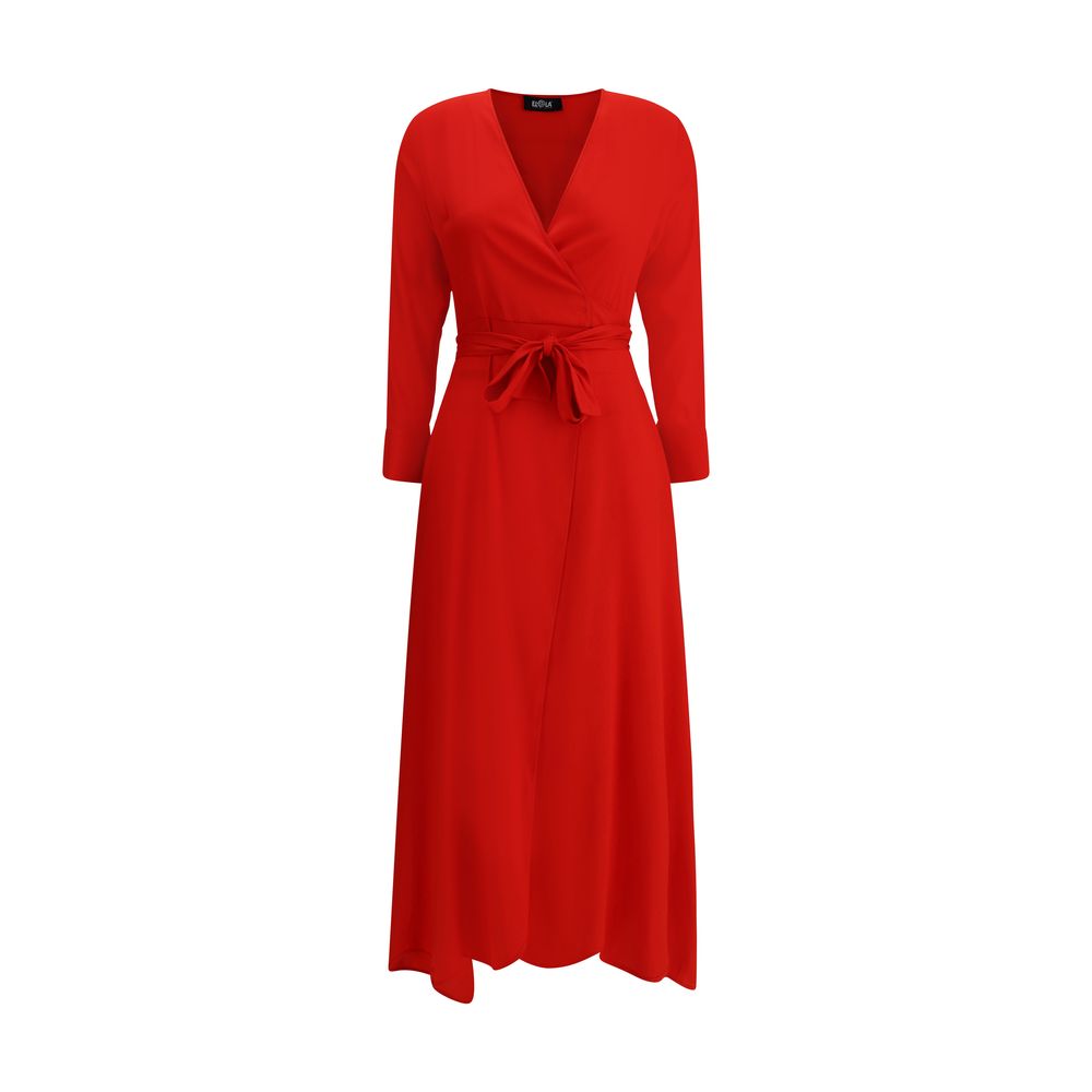 Langes Chemisier-Kleid