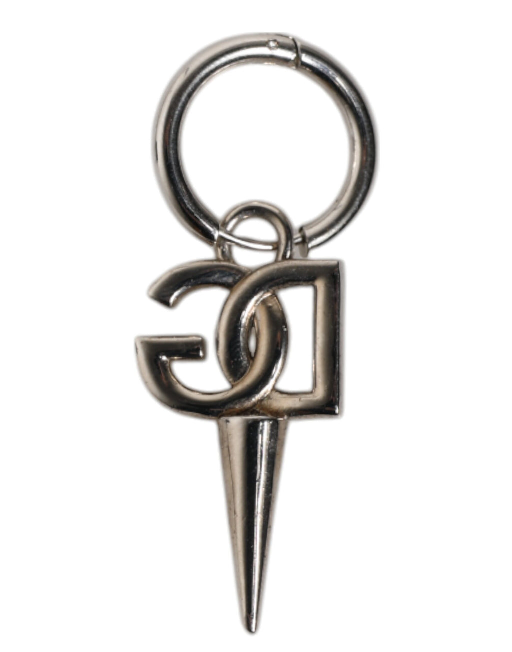 Silber Messing DG Logo Metall Ring Halter Schlüsselanhänger Schlüsselring