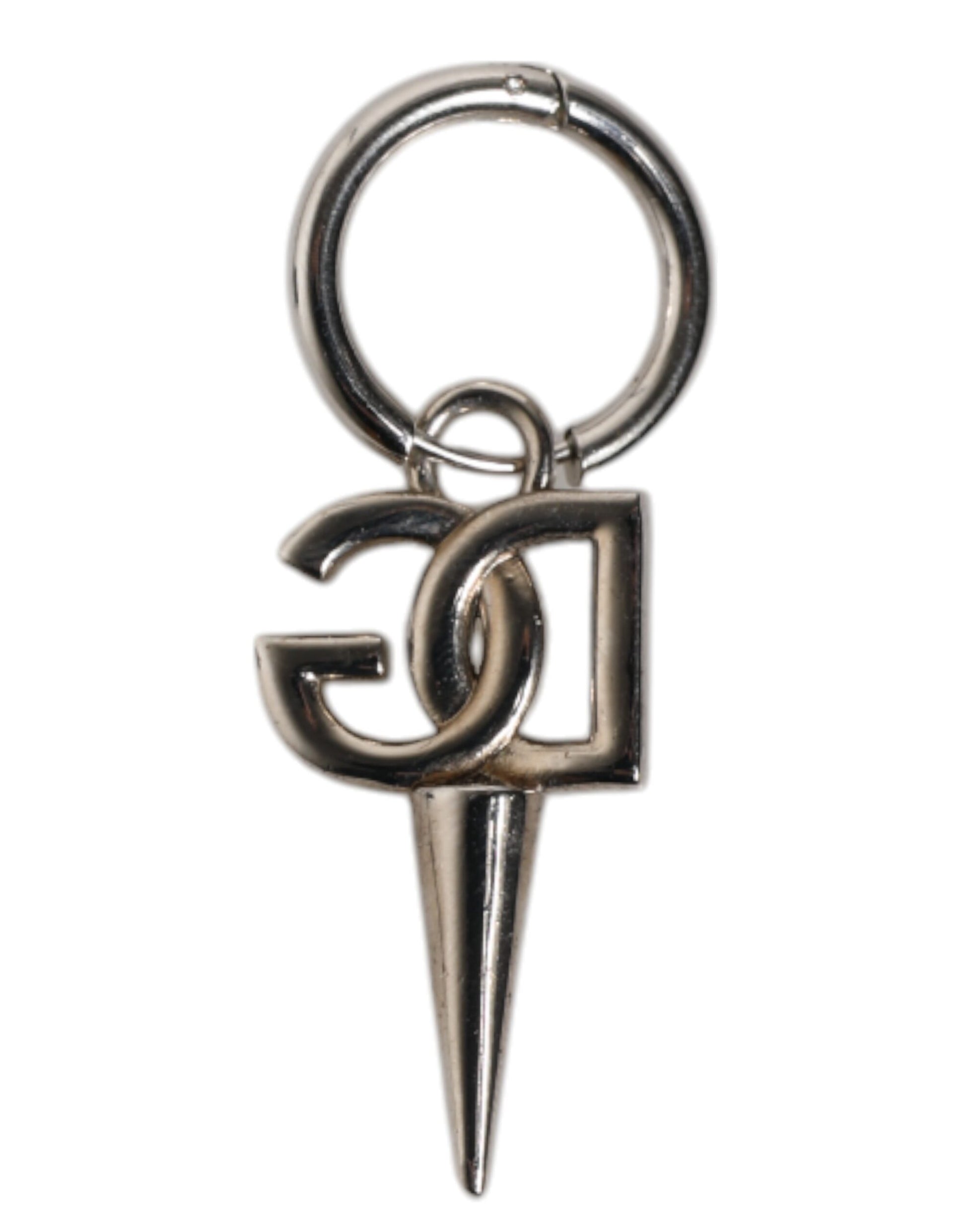 Silber Messing DG Logo Metall Ring Halter Schlüsselanhänger Schlüsselring