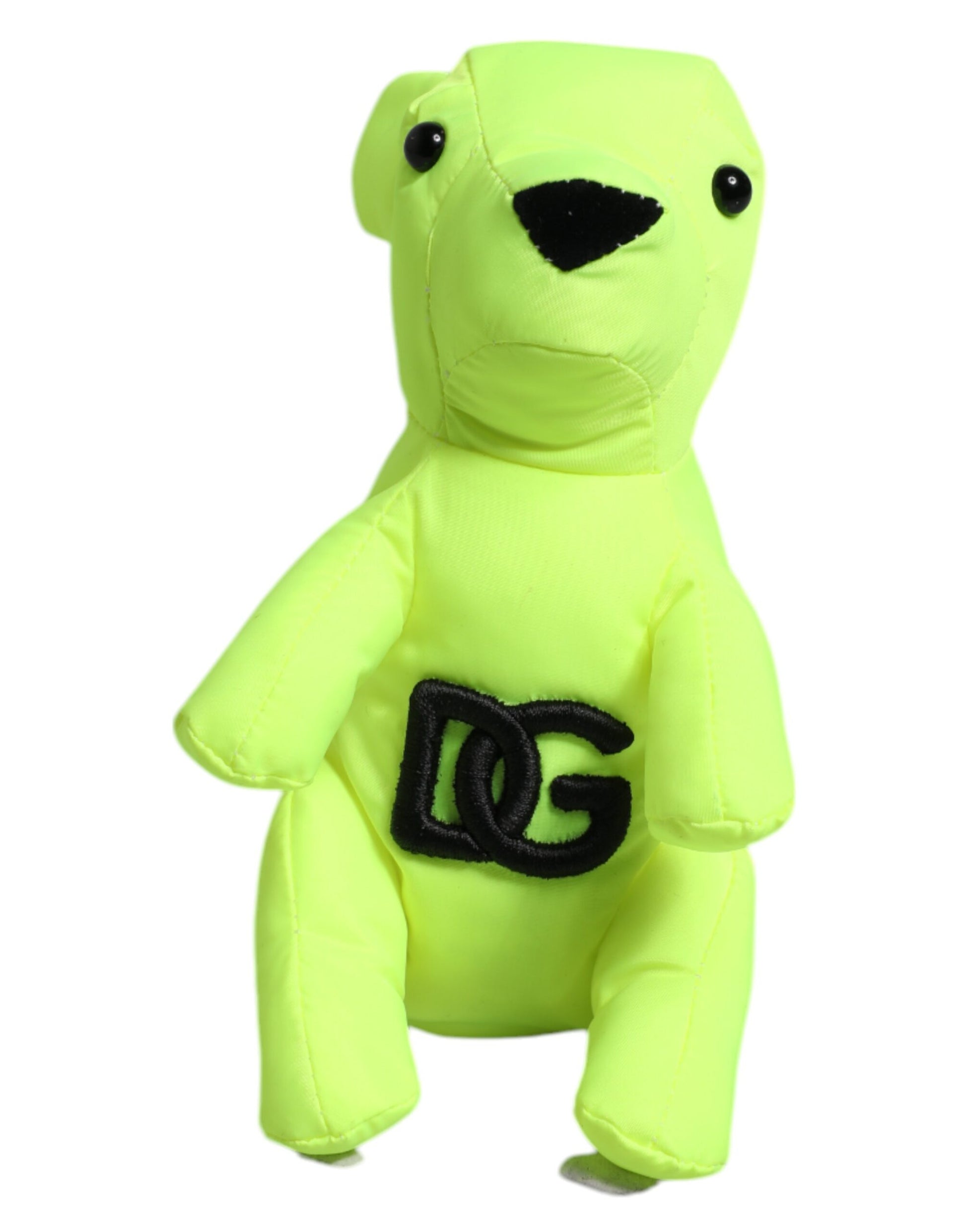 Schlüsselanhänger mit grünem Bären-Logo-Stickerei