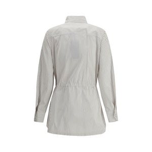 Striped Shirt Jacket
