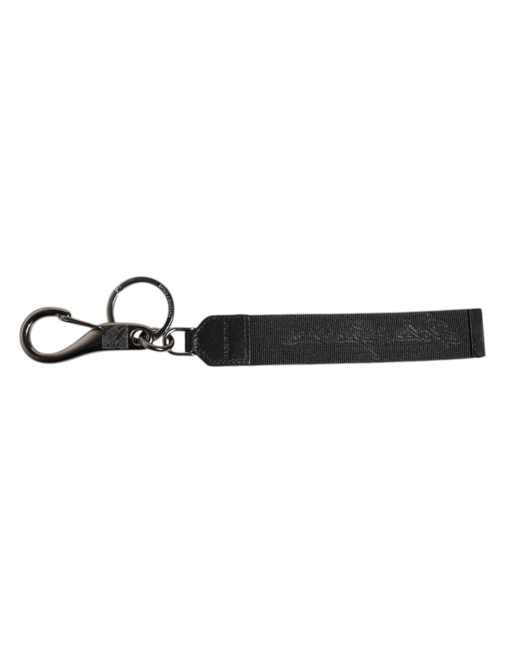 Schwarz Weiß DG Logo Silber Männer Schlüsselanhänger Polyester Schlüsselanhänger