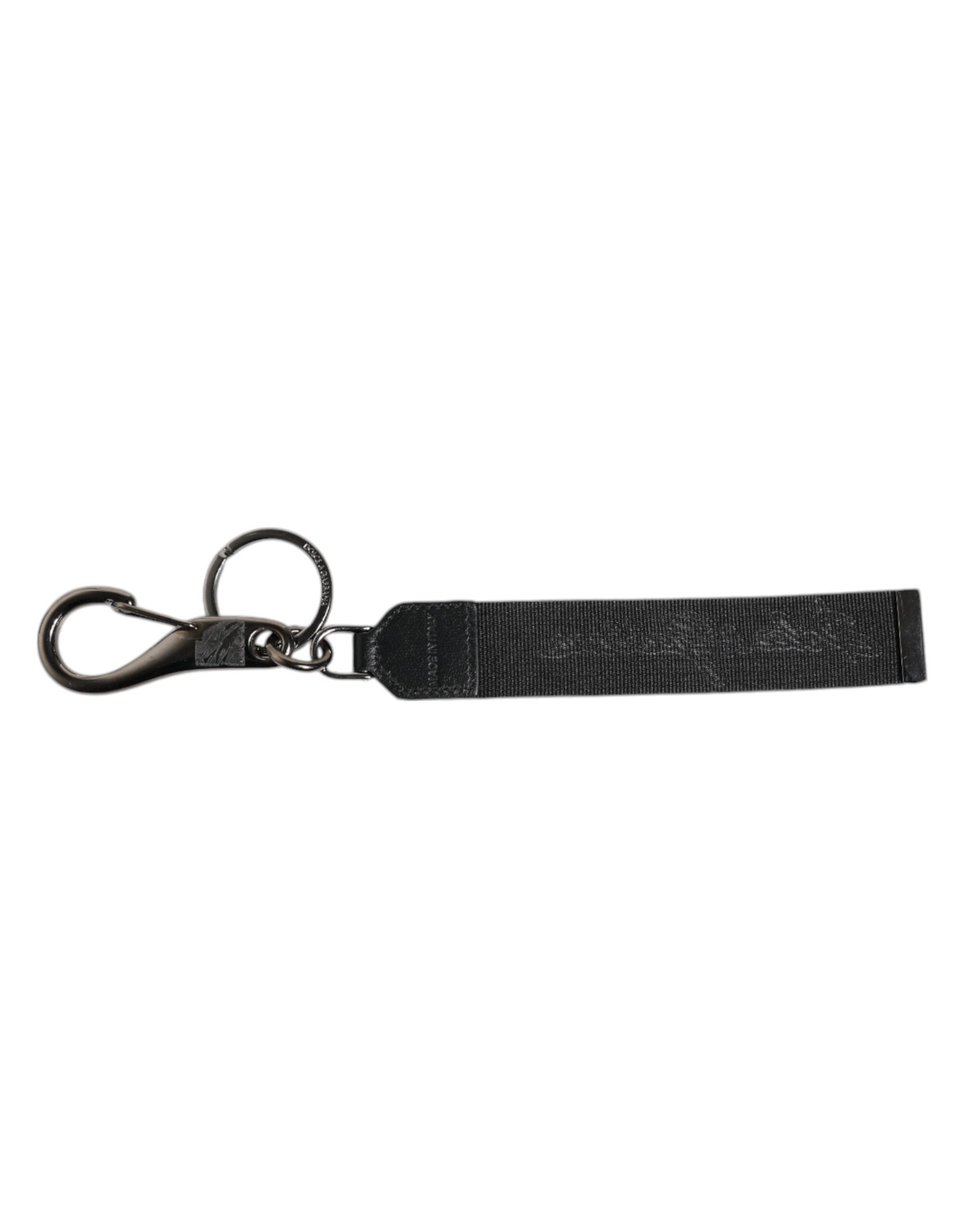 Schwarz Weiß DG Logo Silber Männer Schlüsselanhänger Polyester Schlüsselanhänger