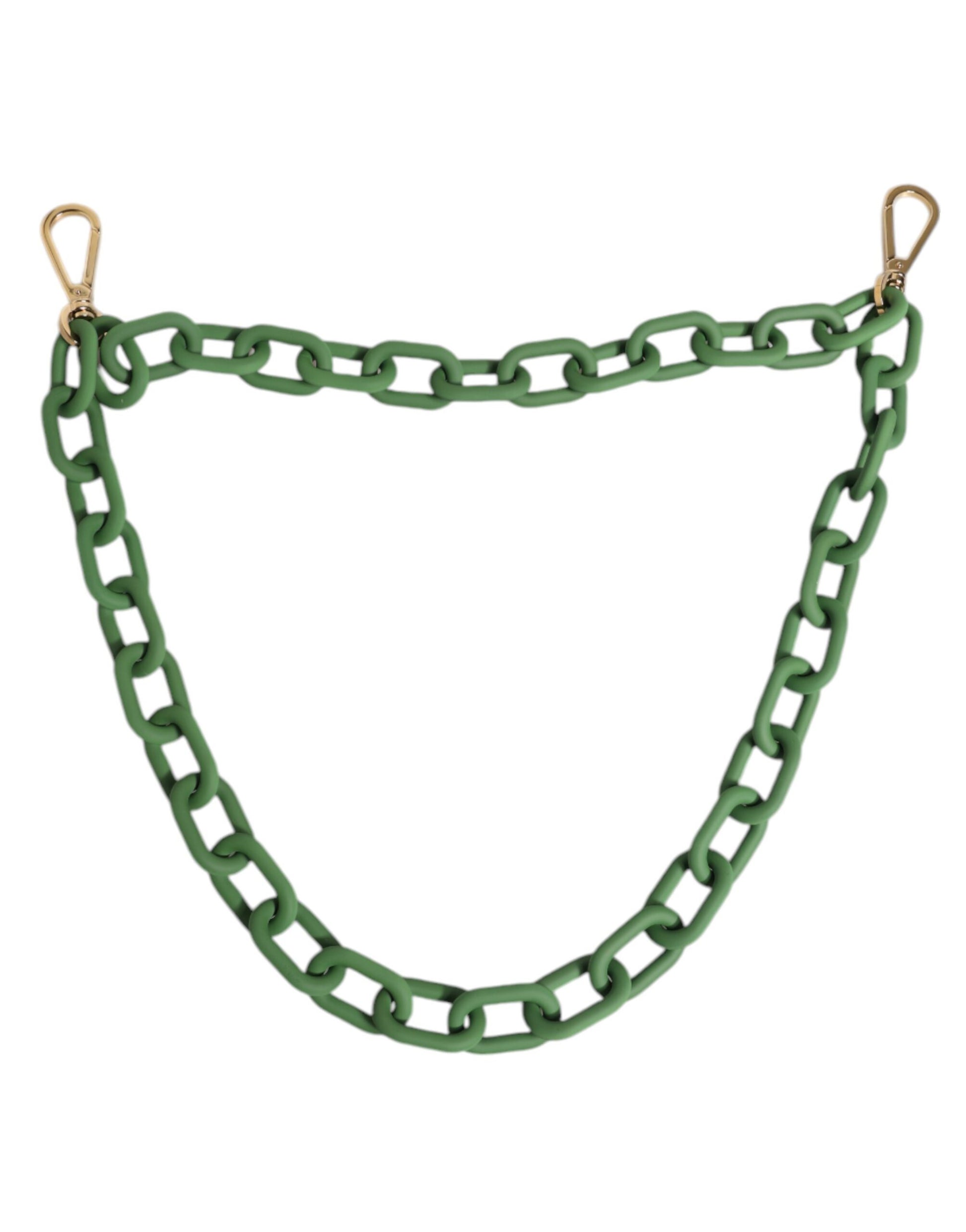 Grüne Plexy Acryl Chunky Gold Hardware Geldbörse Kette