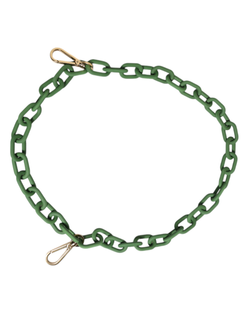 Grüne Plexy Acryl Chunky Gold Hardware Geldbörse Kette
