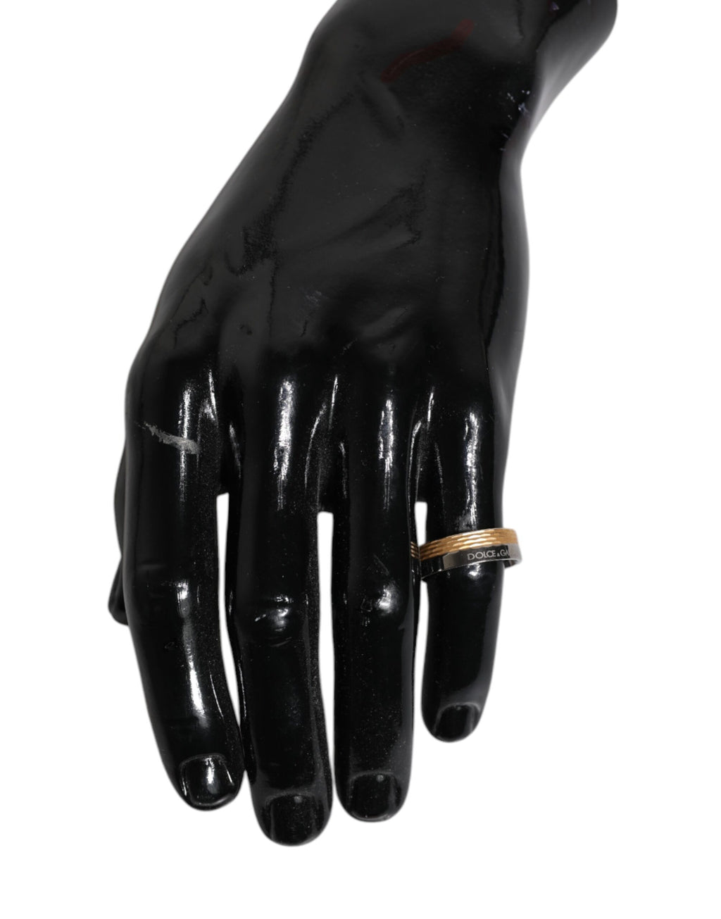 Goldfarbener Ring aus echtem Messing mit DG-Logo