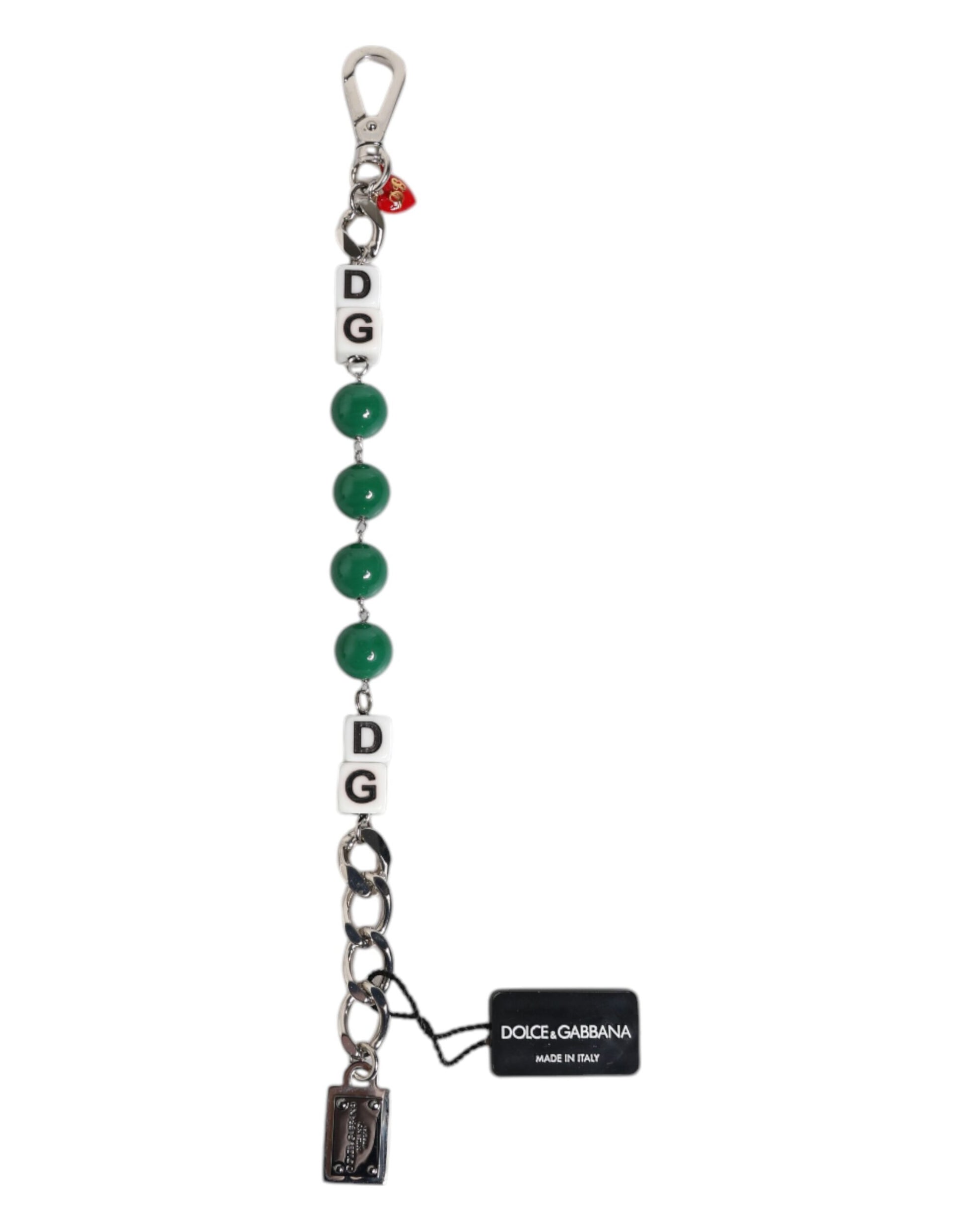 Silberfarbenes Messingperlen-Würfel-Logo-Verzierungs-Charm-Armband