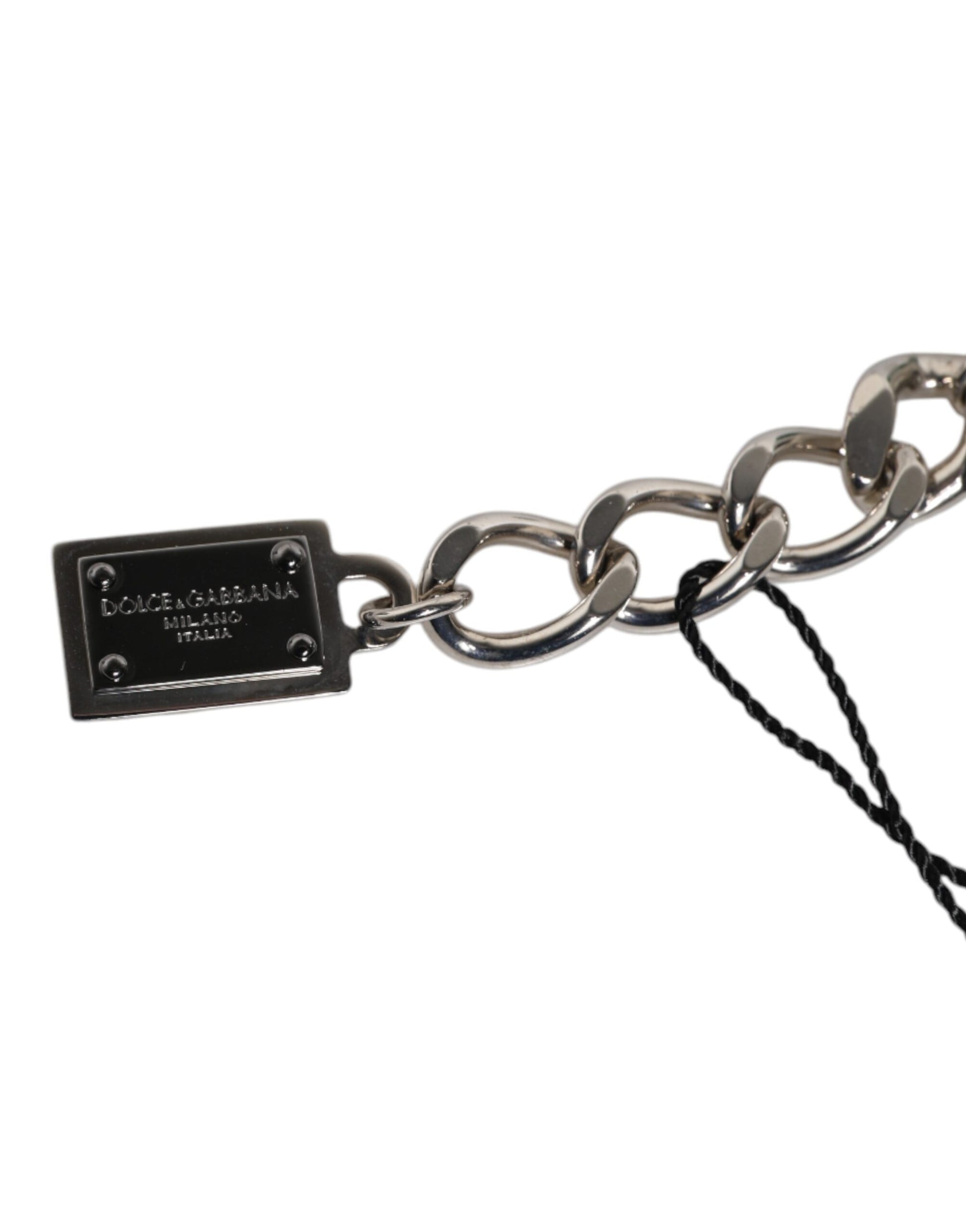 Silberfarbenes Messingperlen-Würfel-Logo-Verzierungs-Charm-Armband