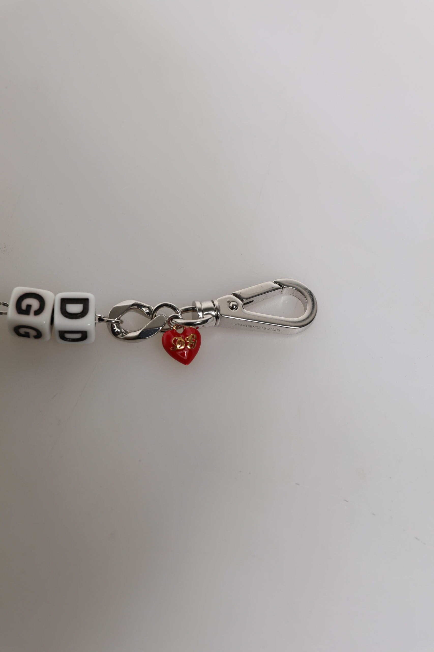 Silberfarbenes Messingperlen-Würfel-Logo-Verzierungs-Charm-Armband