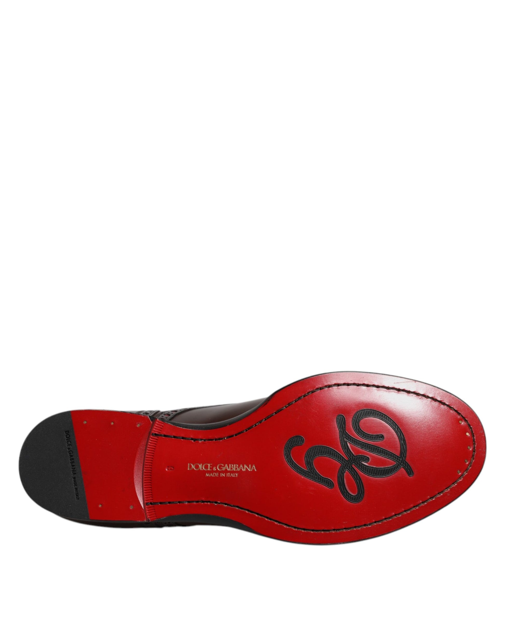 Kastanienbraune Derby-Schuhe aus Kalbsleder für Herren