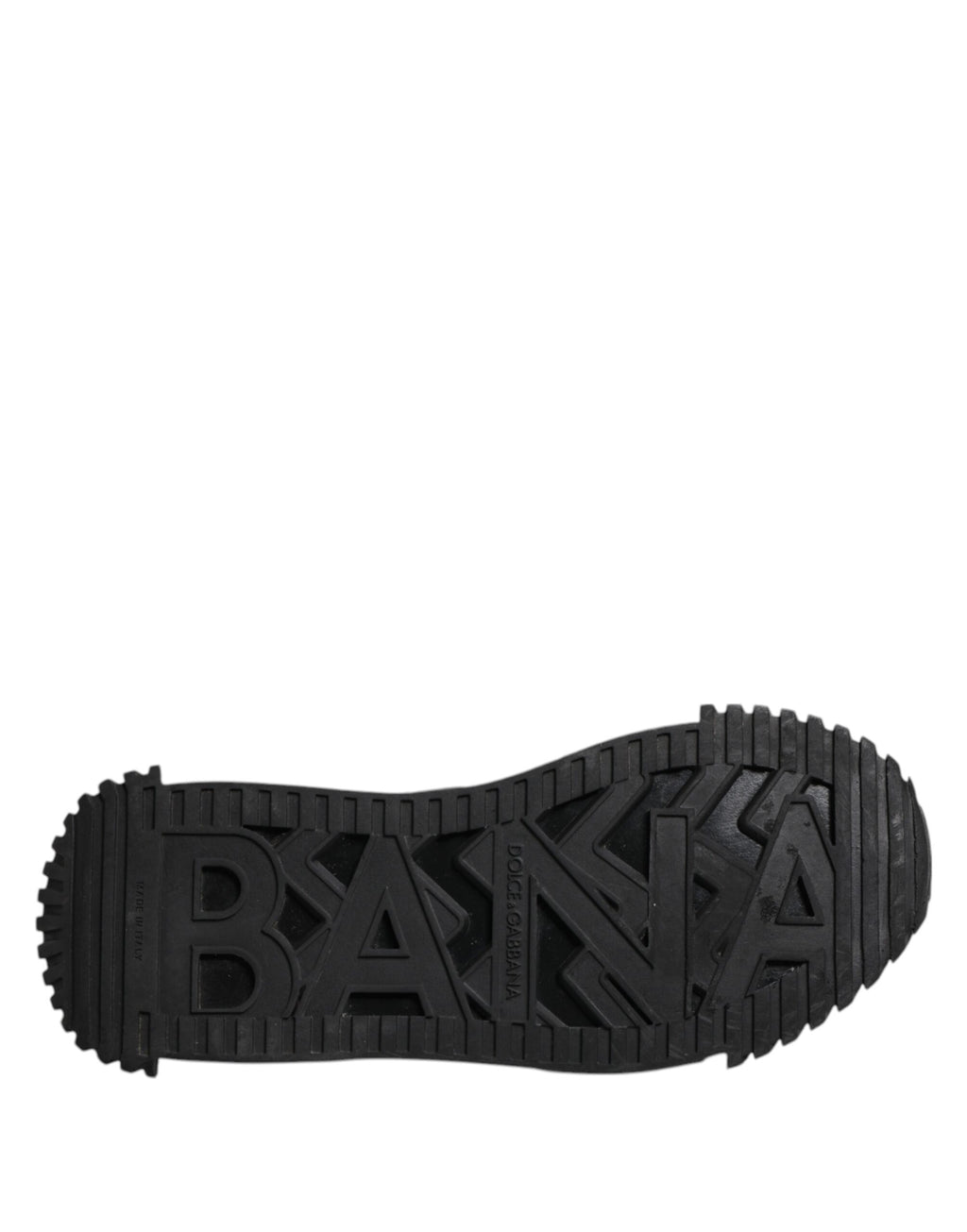 Dolce & Gabbana Black Logo Lace Up Low Top NS1 Sneakers Shoes