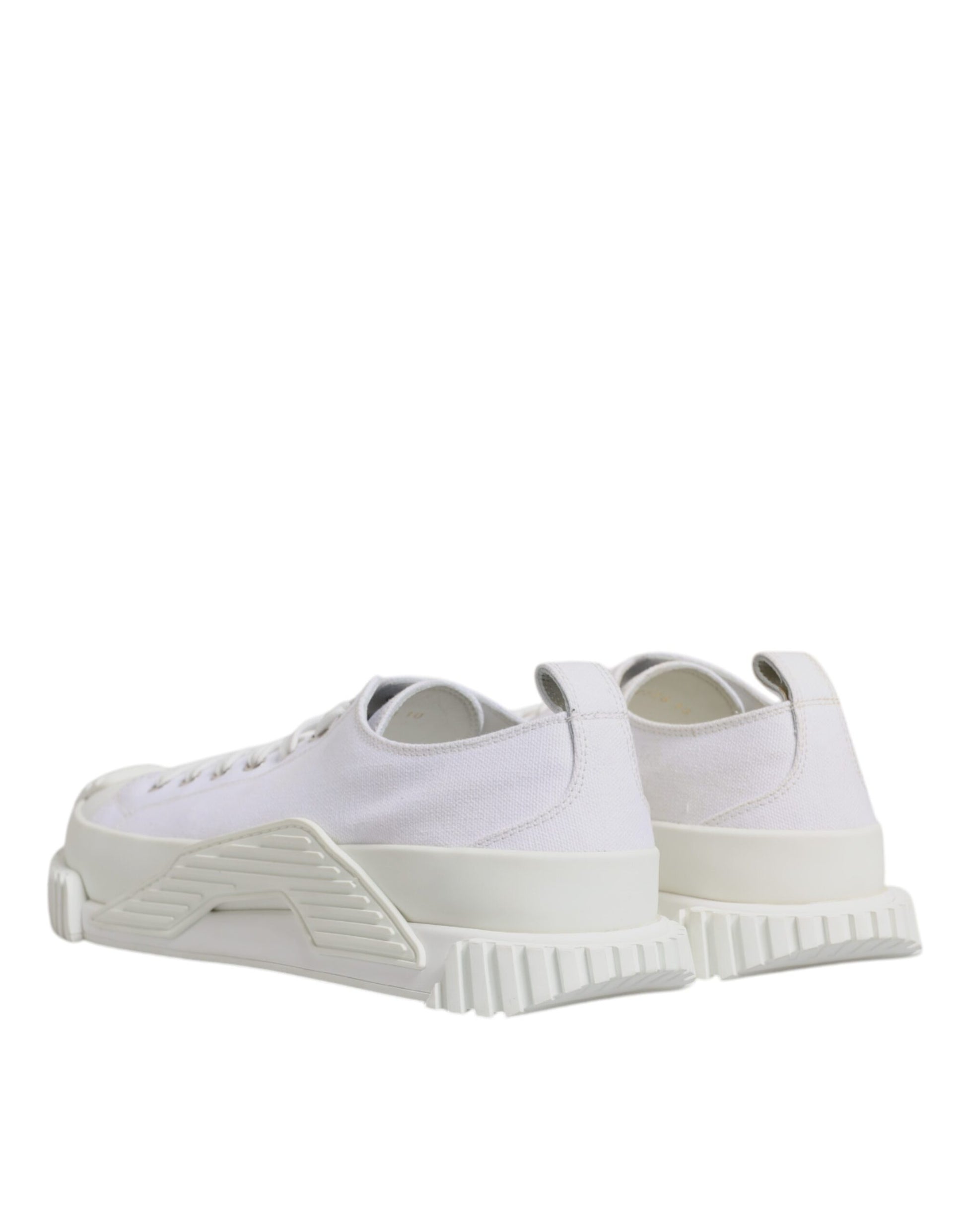 Dolce & Gabbana White Leather Low Top NS1 Sneakers Shoes