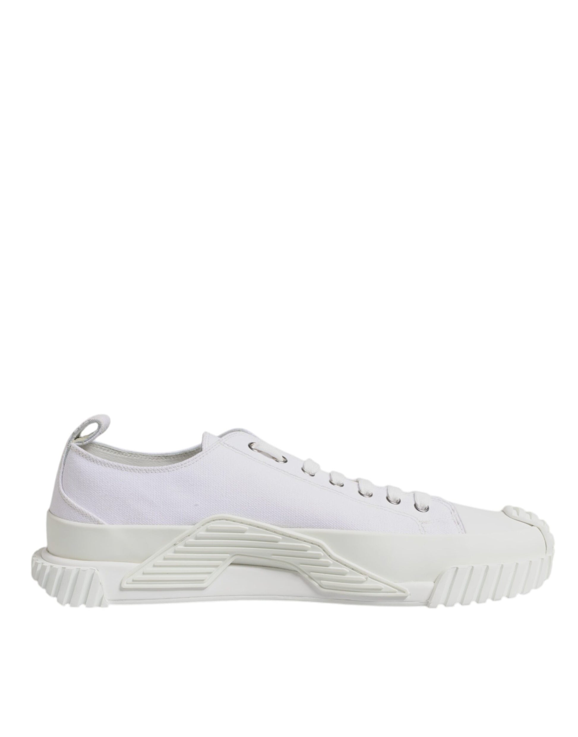 Dolce & Gabbana White Leather Low Top NS1 Sneakers Shoes