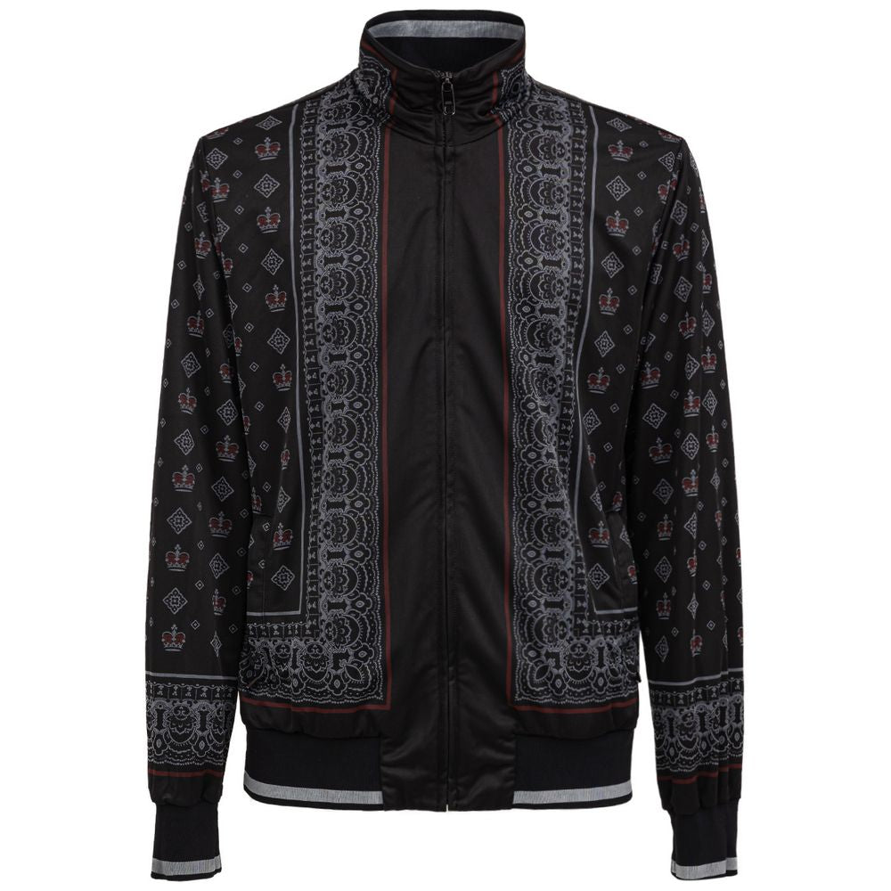 Schwarzes Polyester-Sweatshirt