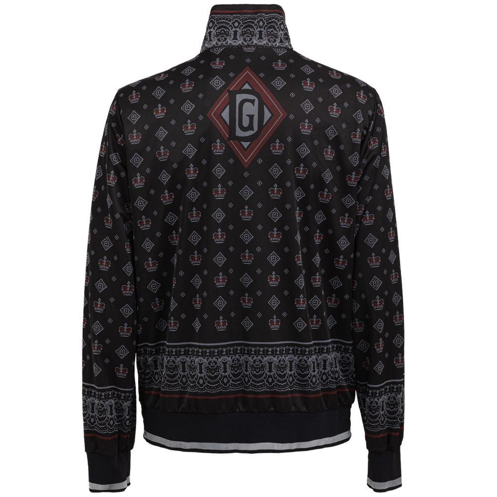 Schwarzes Polyester-Sweatshirt