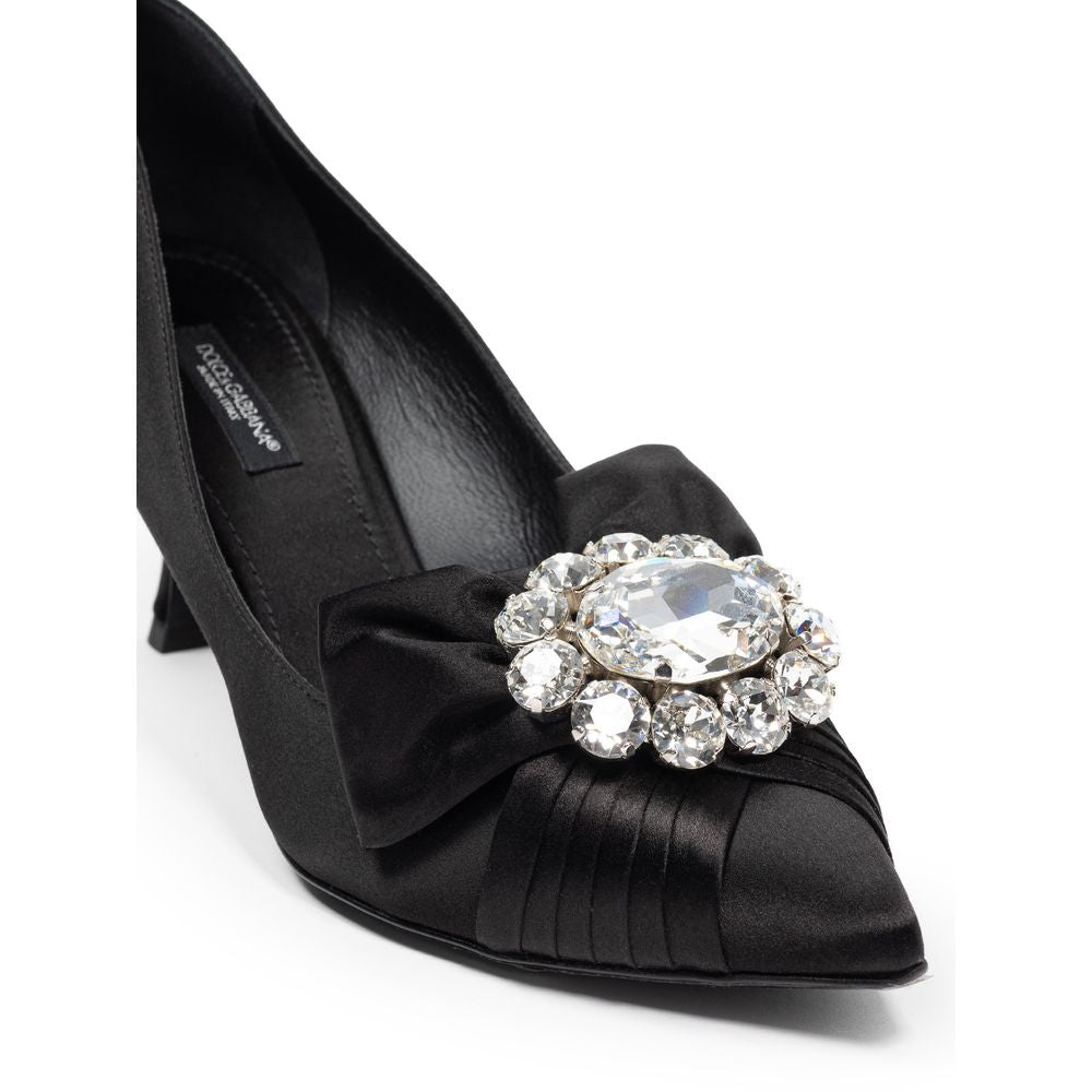 Schwarzer Viskose-Pumps