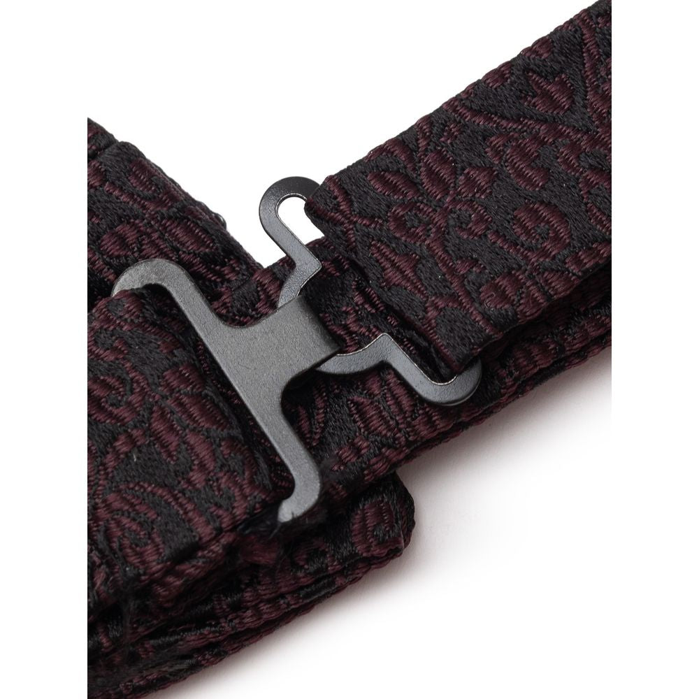 Black Silk Bowty