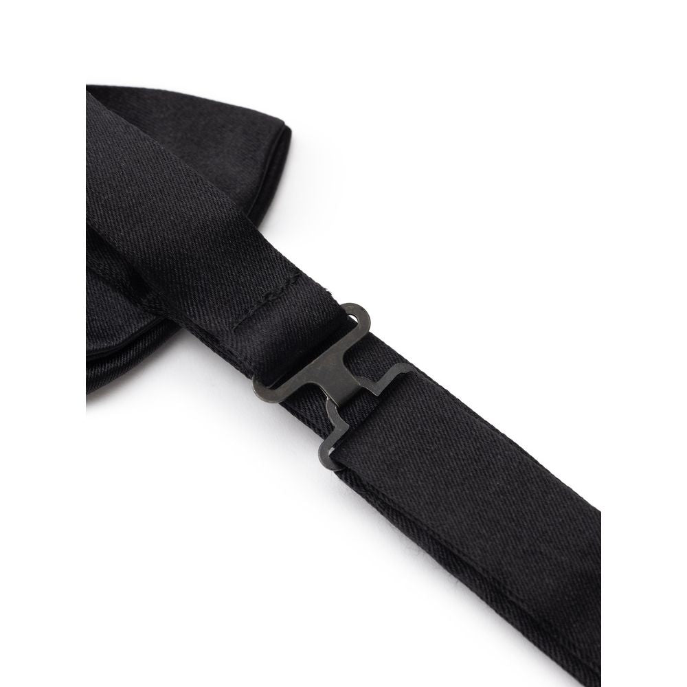 Black Silk Bowty
