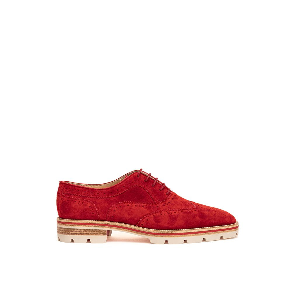 Oxfords und Derbys aus rotem Wildleder