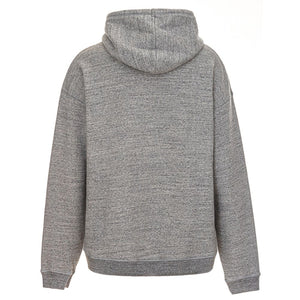 Grauer Kapuzenpullover aus Baumwolle