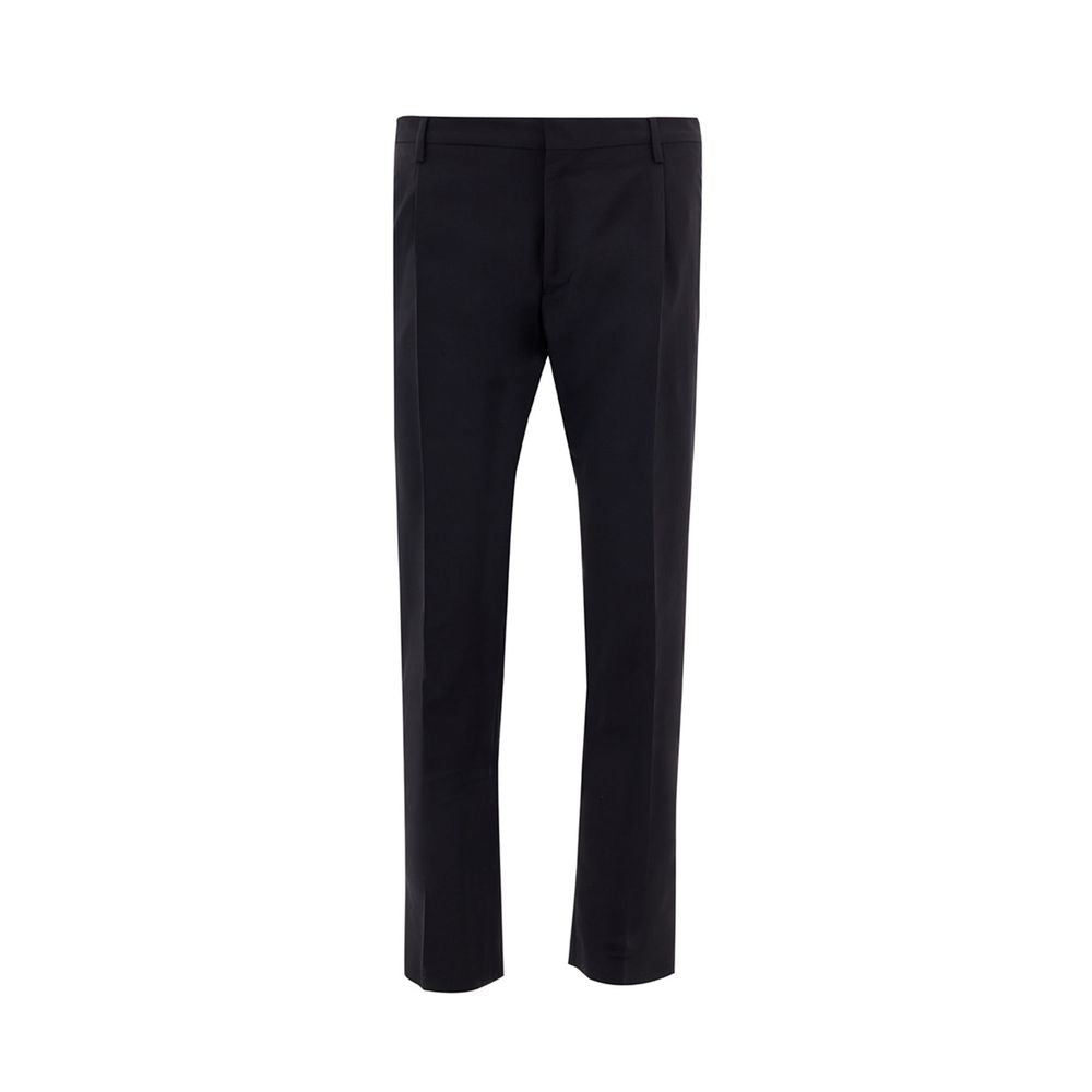 Schwarze Wollhose