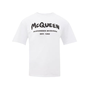 Weißes Baumwoll-T-Shirt