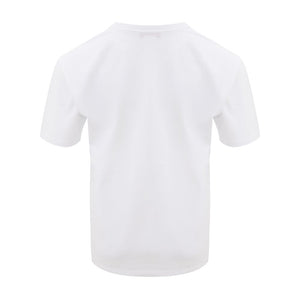 Weißes Baumwoll-T-Shirt