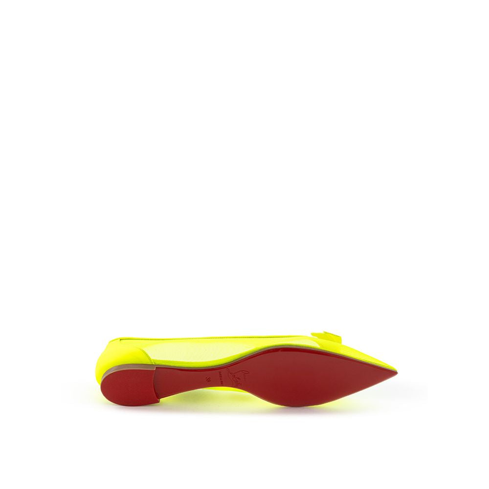 Sonnengelbe Mesh-Flache Eleganz
