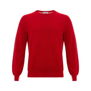 Gran Sasso Red Cotton Sweater