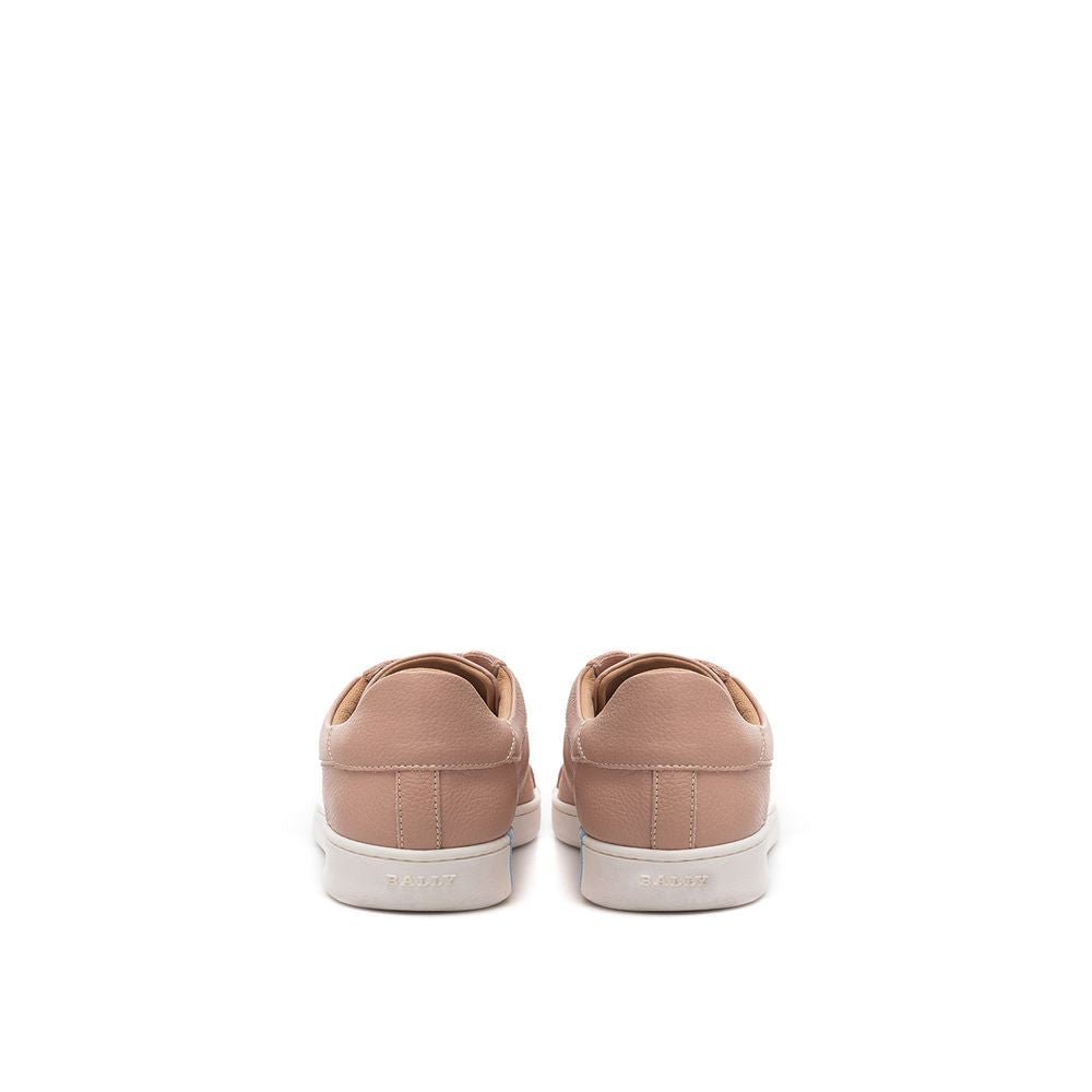 Elegante rosa Leder-Sneaker