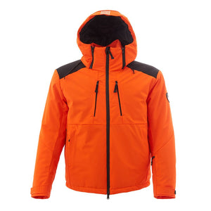 Strahlend orangefarbene EA7-Leichte Jacke