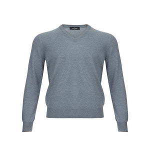 Elegant Cashmere Sweater in Chic Gray